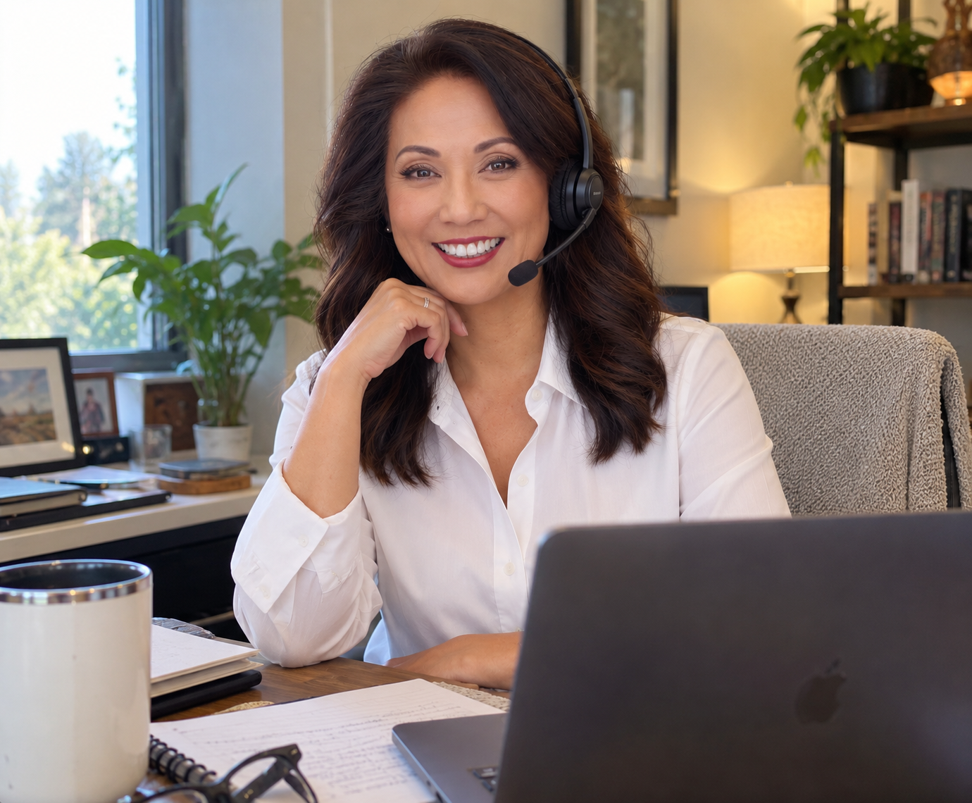 Reimi leading a virtual Clarity Session